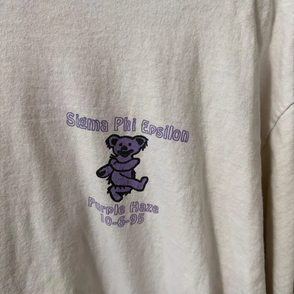 Vintage 1995 Sigma Phi Epsilon Purple Haze Tee
